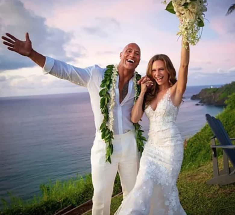Lauren Hashian and Dwayne The Rock Johnson Wedding in Hawaii